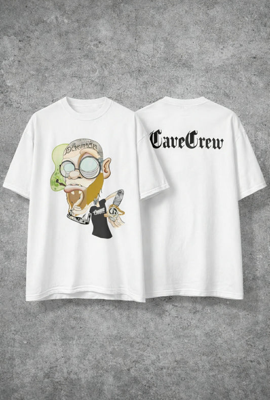 Caveman Cave Crew Character Tee - White